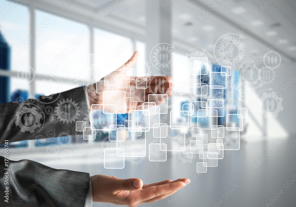 Modern technologies for successful business concept. Modern technologies for successful business concept.