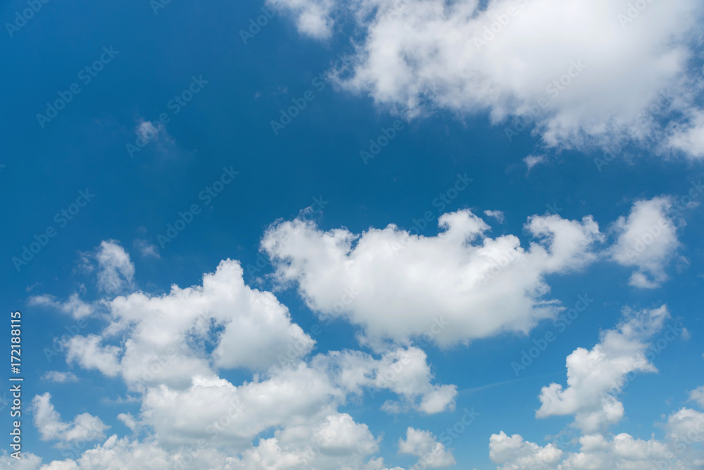 Wonderful blue sky and white clouds panorama Wonderful blue sky and white clouds panorama