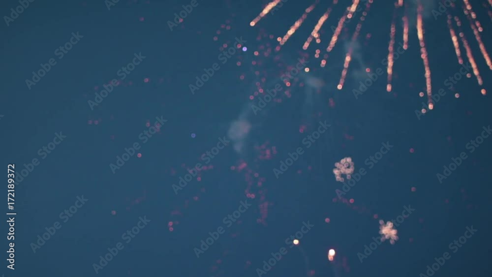 Bokeh con Fuegos Artificiales