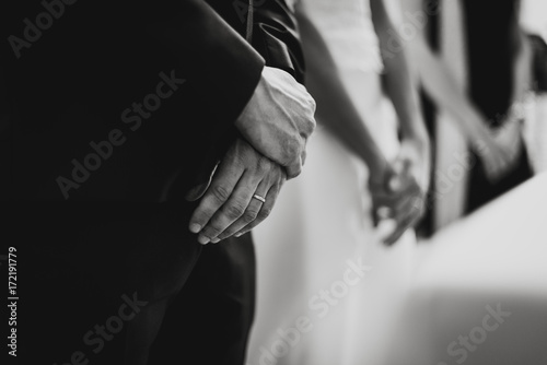Detail of the groom's hands © Paolo Bernardotti