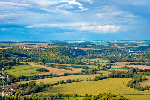 View over the Saaletal towards Dornburg
