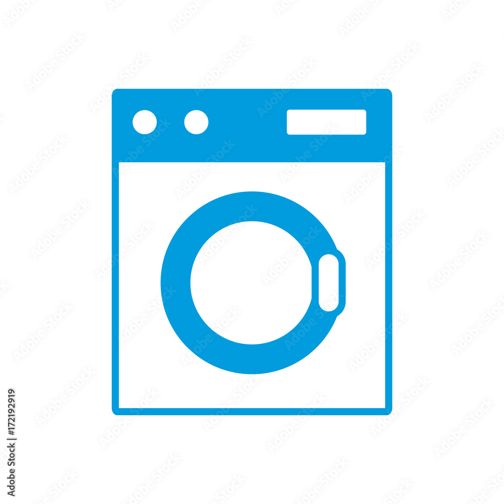Washer machine appliance icon vector illustration graphic design Washer machine appliance icon vector illustration graphic design