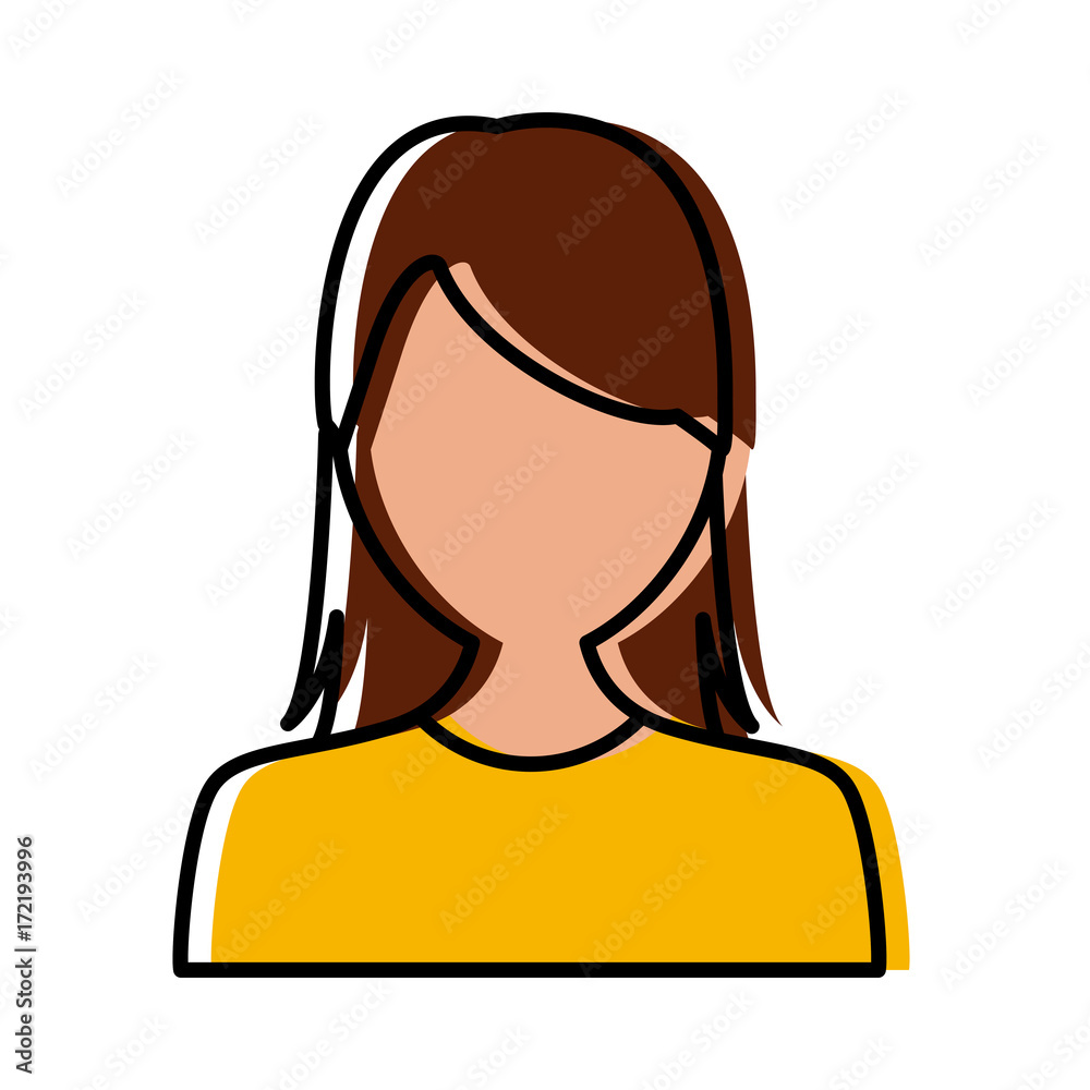 Woman avatar profile icon vector illustration graphic design Woman avatar profile icon vector illustration graphic design