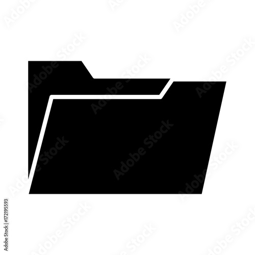 Folder open symbol icon vector illustration graphic design