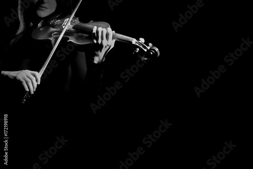 Violin player Violinist playing violin