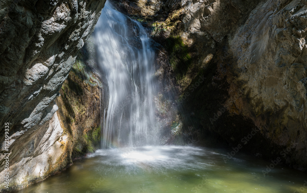 Waterfall, Troodos mountains Cyprs Waterfall, Troodos mountains Cyprs