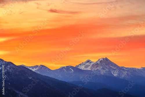 Sunrise Over The Great Northern Mountain © davidmarx