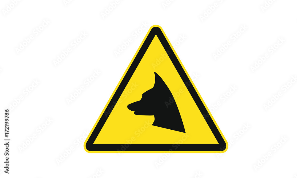 Beware of the guardian dog sign Beware of the guardian dog sign