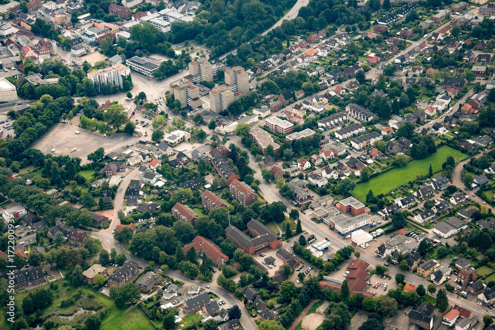 Germany from above - Hamburg, Elmshorn, Norderstedt and Hamburg