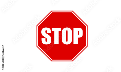 Stop traffic sign