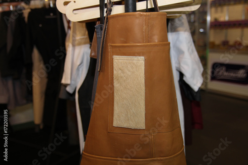  I've got big plans for this apron of leather