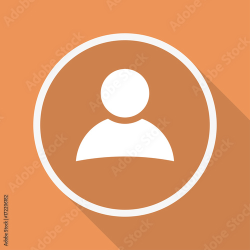Runder Button mit Schatten - Avatar