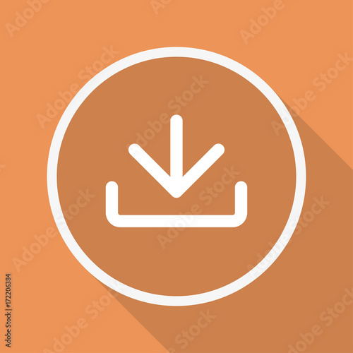 Runder Button mit Schatten - Download