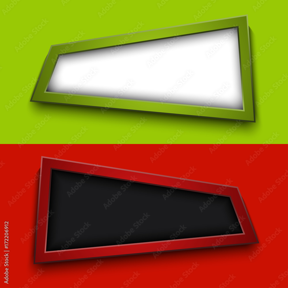 Vector modern business banner frame background Vector modern business banner frame background