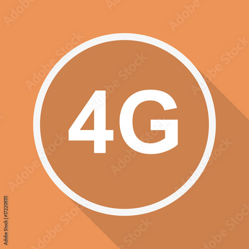 Runder Button mit Schatten - 4G