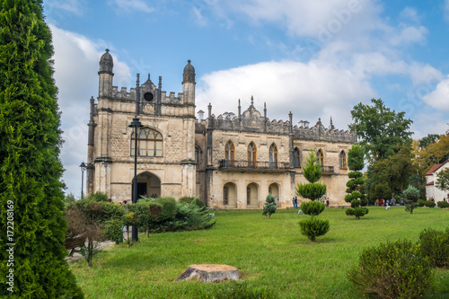 Dadiani Palace located inside a park in Zugdidi, Georgia photo