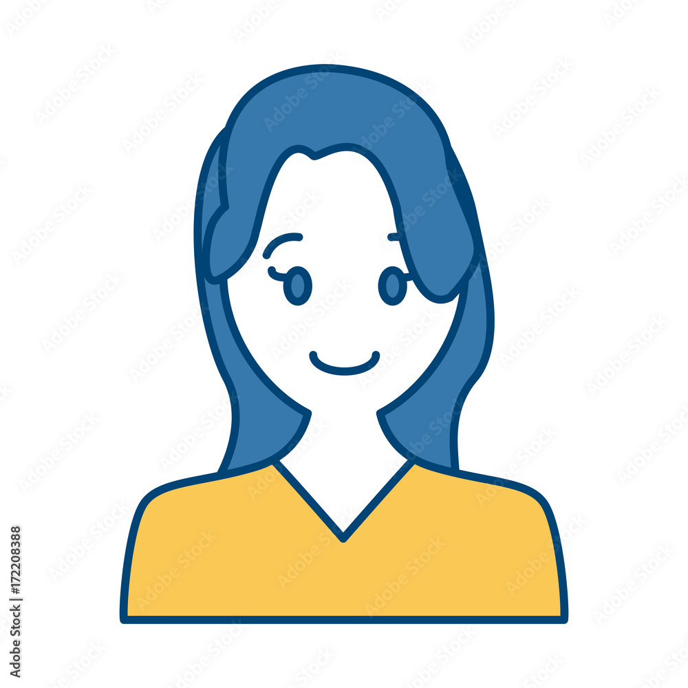 Woman avatar profile icon vector illustration graphic design Woman avatar profile icon vector illustration graphic design