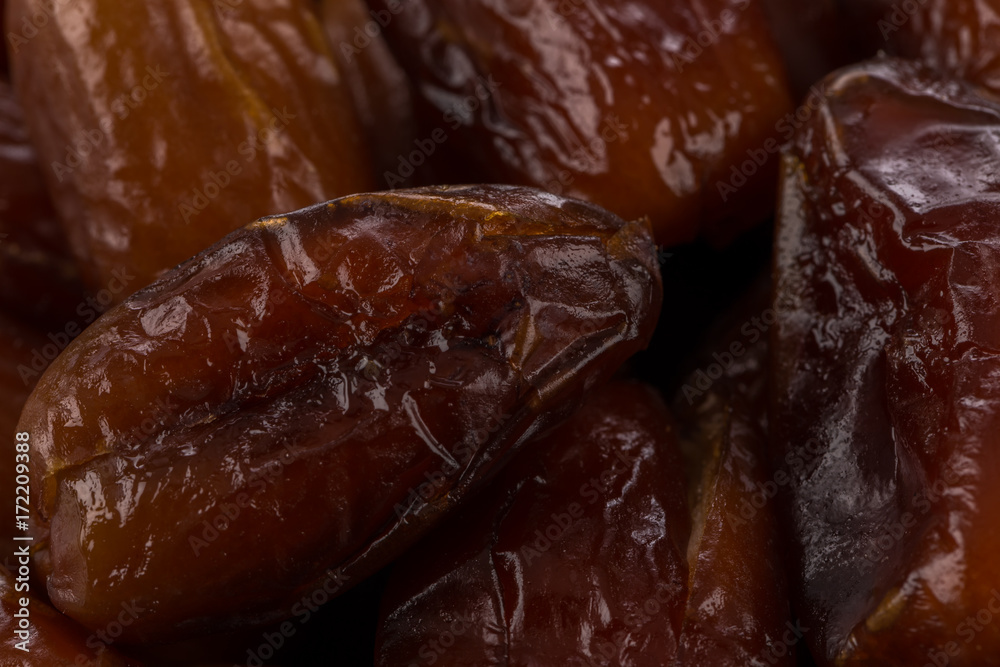 Dates fruits close up