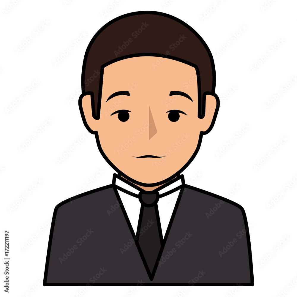 elegant businessman avatar character elegant businessman avatar character