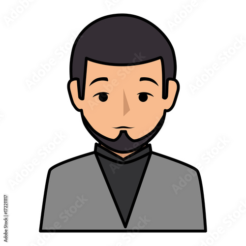 elegant businessman avatar character