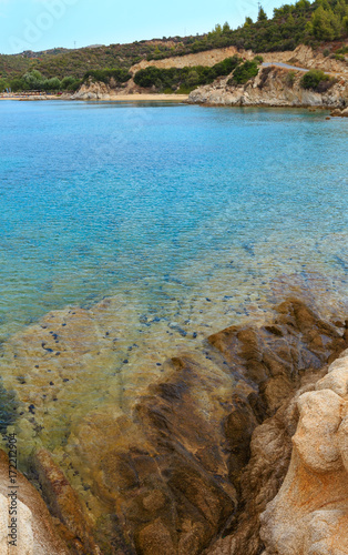 Summer sea coast (Sithonia, Greece). photo