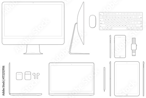 Electronic Device Technical Drawings