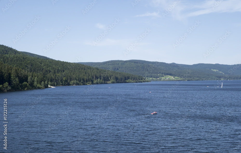 The Schluchsee lake in the German Black Forest The Schluchsee lake in the German Black Forest