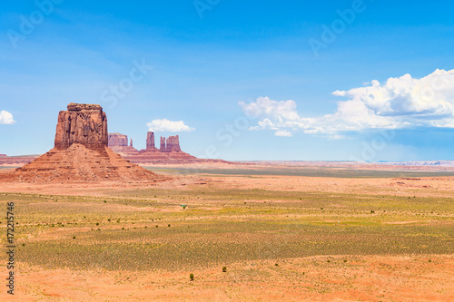 buttes landscape at monument valley