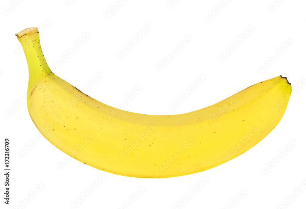 Banana isolated over white background