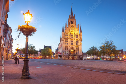 Markt square, Gouda, South Holland photo