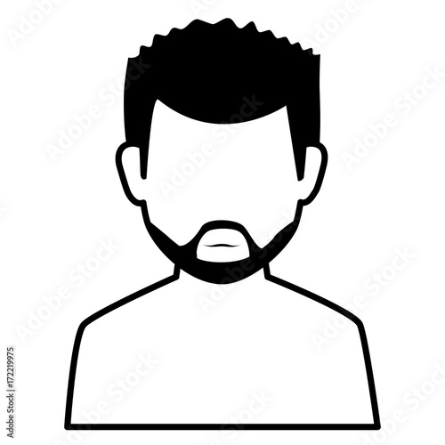young man shirtless avatar character