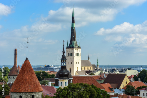 Oleviste Church in Tallinn.