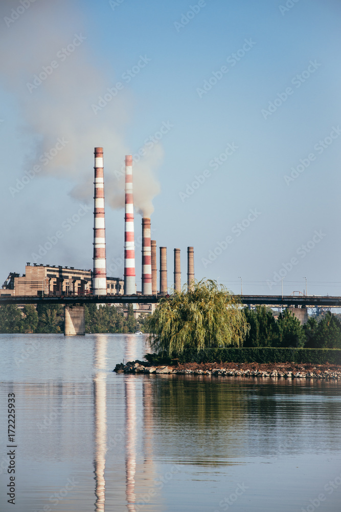 Factory on the river