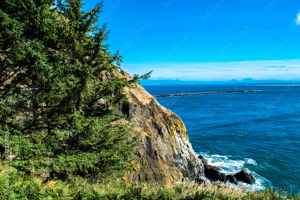 Fototapeta premium Blue Cliff Edge