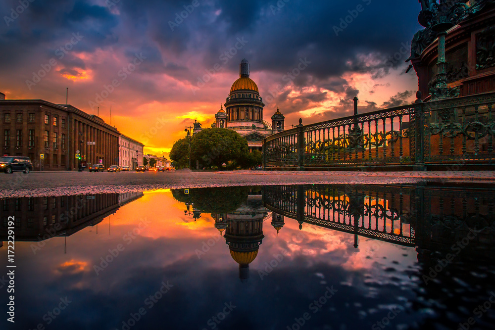Fototapeta premium Tank. St. Petersburg. Military equipment.