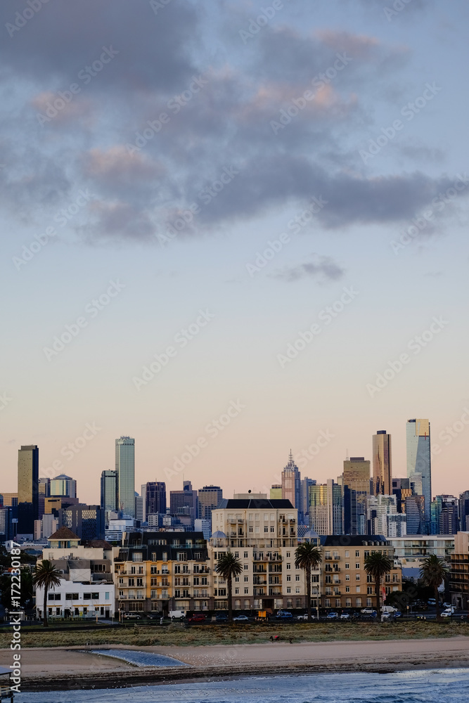 Melbourne Photographed from Station Pier Melbourne Photographed from Station Pier