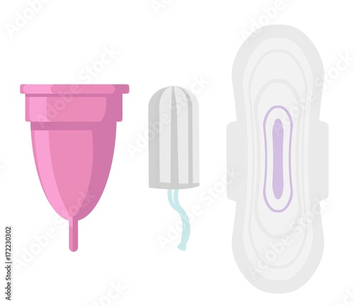 menstrual hygiene women objects