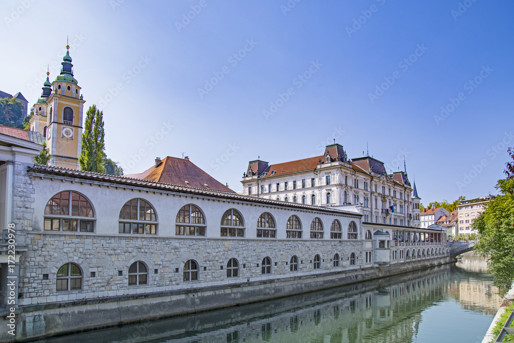 Ljubljana river Ljubljanica