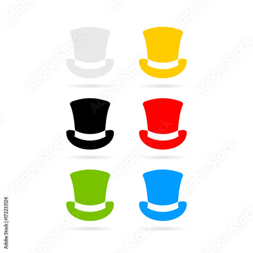 Six color hats