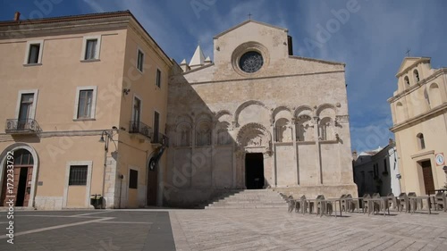 Panning of St. Mary Purification Cathedral in Termoli (Molise - Italy)