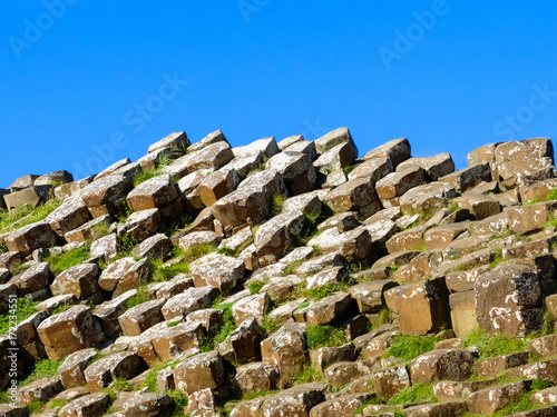 Giant's Causeway in County Antrim on the north coast of Northern Ireland