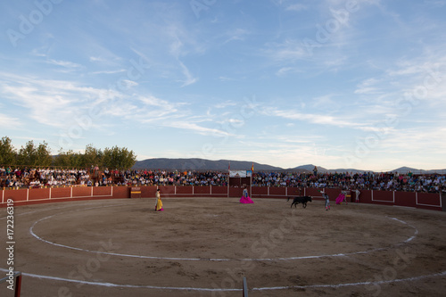 SOL Y SOMBRA DE UNA PLAZA DE TOROS photo