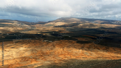Teguise district - a view from volcano / Lanzarote / Canary Islands