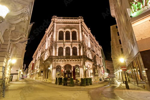 Palais Ferstel - A traditional Viennese building at Herrengasse in downtown district of Vienna, Austria, Europe