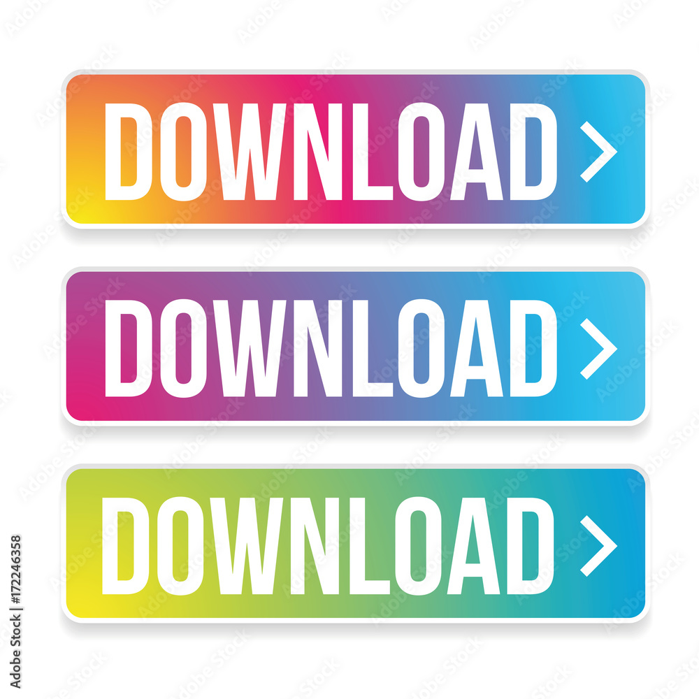Download web button colorful Download web button colorful