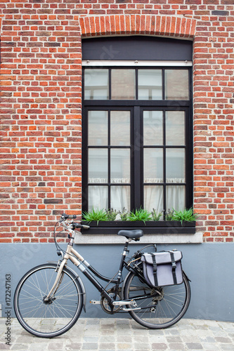 Vintage bike with bag © artjazz