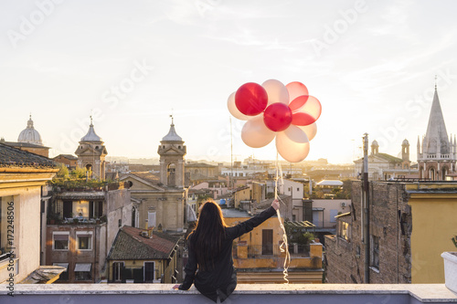 Balloons over Roma photo