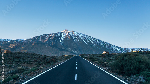 Road to the volcano Teide National Park photo