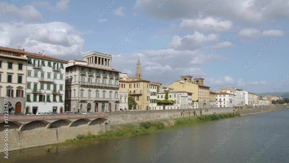 River Arno in the city of Florence River Arno in the city of Florence
