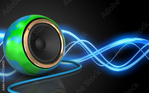 3d sound background